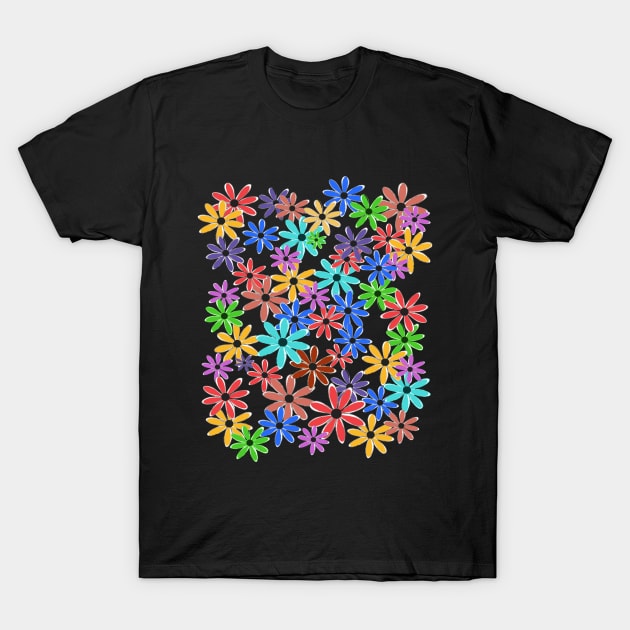 Spring Flowers T-Shirt by RockettGraph1cs